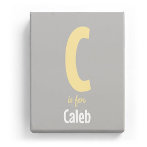 C is for Caleb - Cartoony