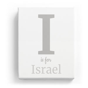 I is for Israel - Classic