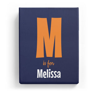 M is for Melissa - Cartoony