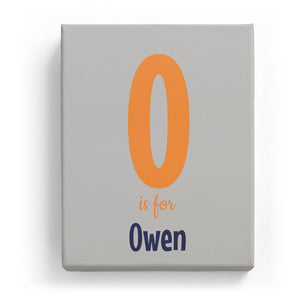 O is for Owen - Cartoony