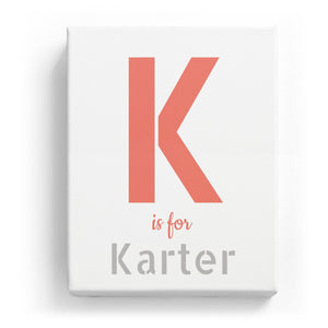 K is for Karter - Stylistic