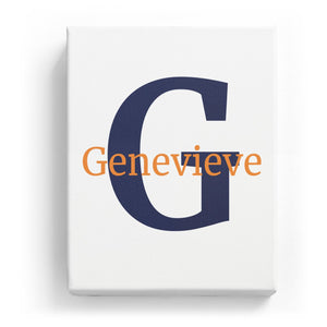 Genevieve Overlaid on G - Classic