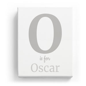 O is for Oscar - Classic