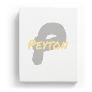Peyton Overlaid on P - Artistic