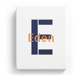 Eden Overlaid on E - Stylistic