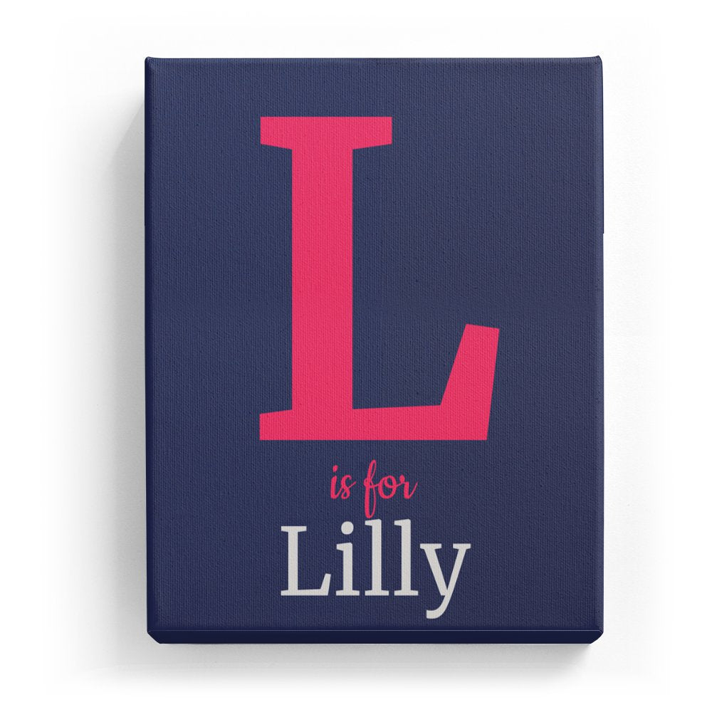 Lilly's Personalized Canvas Art