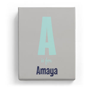 A is for Amaya - Cartoony