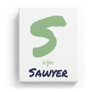 S is for Sawyer - Artistic