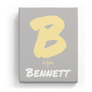 B is for Bennett - Artistic