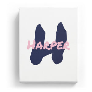 Harper Overlaid on H - Artistic