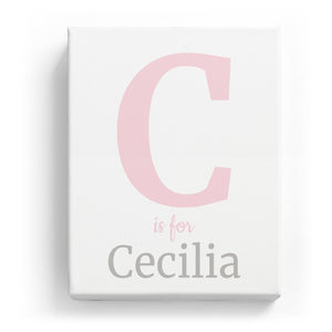 C is for Cecilia - Classic