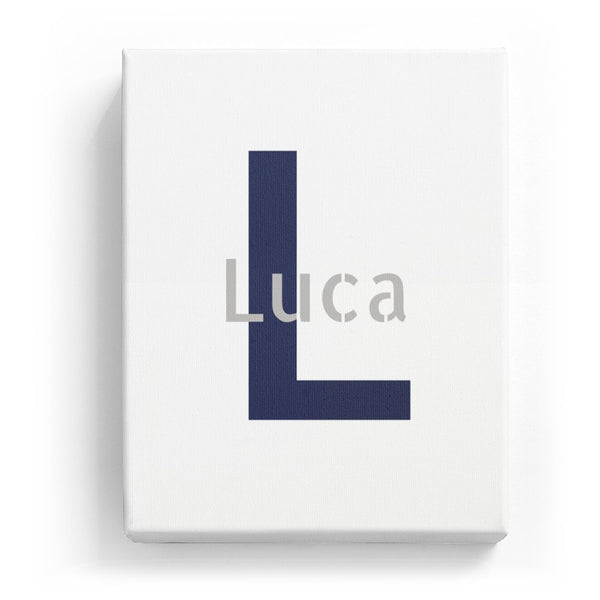 Luca Overlaid on L - Stylistic