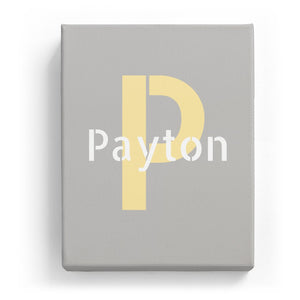 Payton Overlaid on P - Stylistic