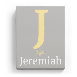 J is for Jeremiah - Classic