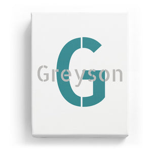 Greyson Overlaid on G - Stylistic