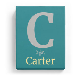 C is for Carter - Classic