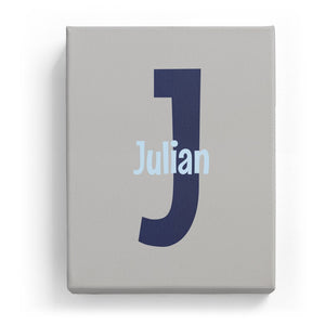 Julian Overlaid on J - Cartoony