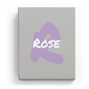 Rose Overlaid on R - Artistic