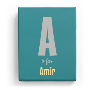 A is for Amir - Cartoony