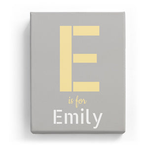 E is for Emily - Stylistic