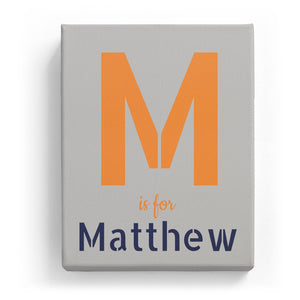 M is for Matthew - Stylistic