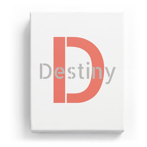 Destiny Overlaid on D - Stylistic