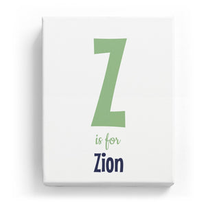 Z is for Zion - Cartoony