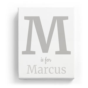 M is for Marcus - Classic
