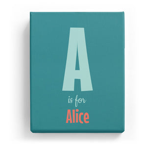 A is for Alice - Cartoony