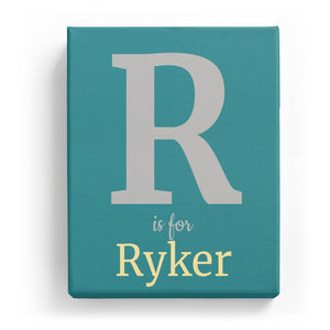 R is for Ryker - Classic