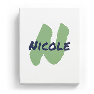 Nicole Overlaid on N - Artistic