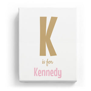 K is for Kennedy - Cartoony