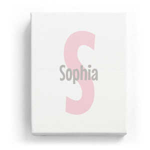 Sophia Overlaid on S - Cartoony