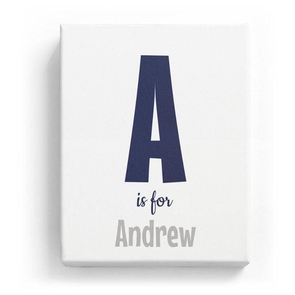 A is for Andrew - Cartoony