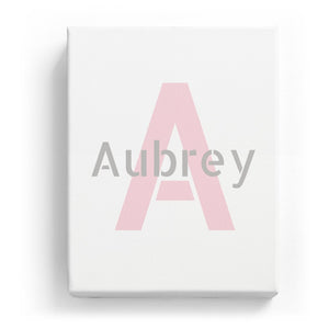 Aubrey Overlaid on A - Stylistic