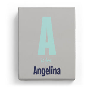 A is for Angelina - Cartoony