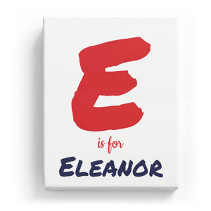 E is for Eleanor - Artistic