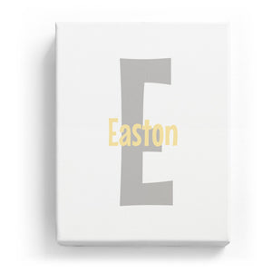 Easton Overlaid on E - Cartoony