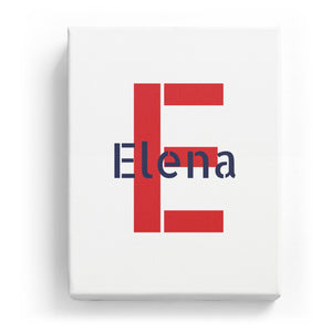 Elena Overlaid on E - Stylistic