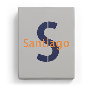 Santiago Overlaid on S - Stylistic