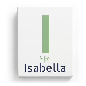 I is for Isabella - Stylistic