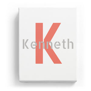 Kenneth Overlaid on K - Stylistic