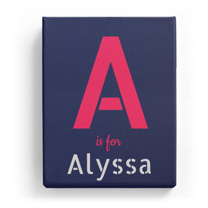 A is for Alyssa - Stylistic