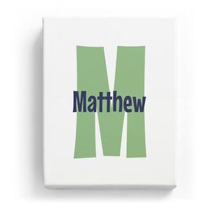 Matthew Overlaid on M - Cartoony