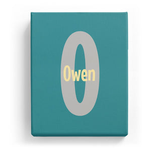 Owen Overlaid on O - Cartoony