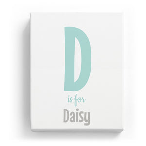 D is for Daisy - Cartoony