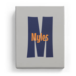 Myles Overlaid on M - Cartoony
