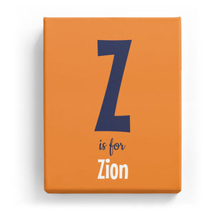 Z is for Zion - Cartoony