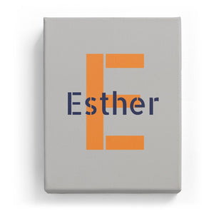 Esther Overlaid on E - Stylistic