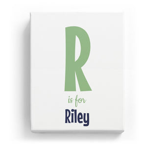 R is for Riley - Cartoony